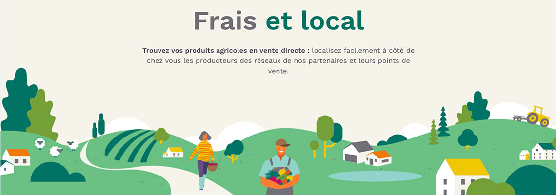 Une plateforme nationale pour trouver des produits fermiers près de chez soi