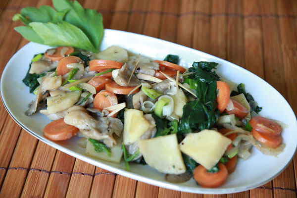 Ragoût de légumes à la citronnelle