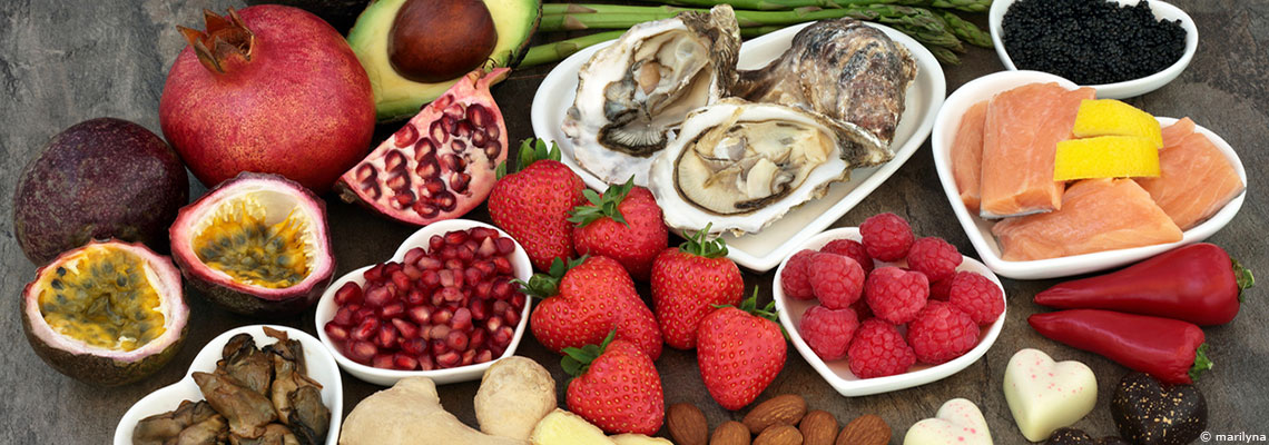 Les aliments aux vertus aphrodisiaques 