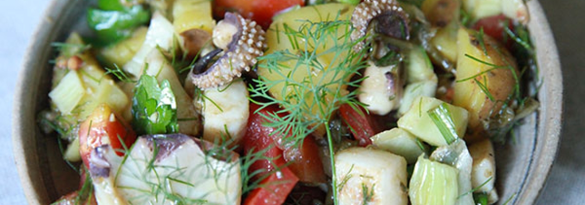 Salade de seiche au fenouil