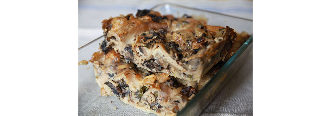 Lasagnes aux champignons