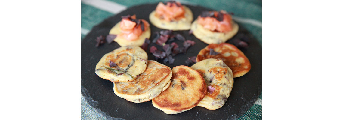 Blinis aux algues