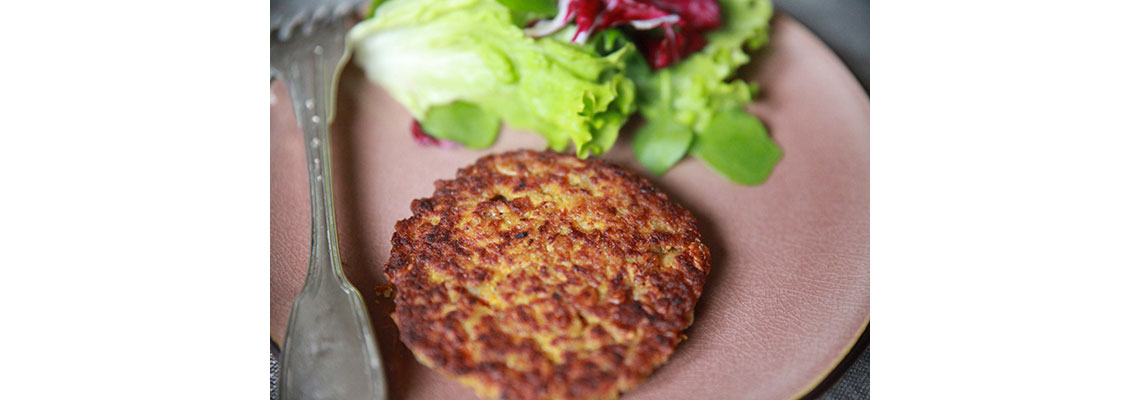 Galette de céréales au potimarron