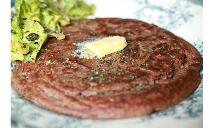 Grosse galette à la farine de châtaigne